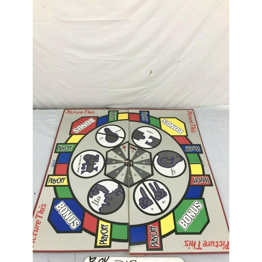 Vintage Picture This Game Board Home Game Room Dec